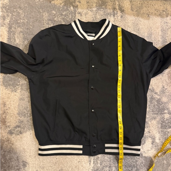 Goodfellow & Co Black Varsity Bomber Jacket - Picture 6 of 6